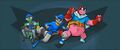 Sly and the Gang in Sly 3: Honor Among Thieves