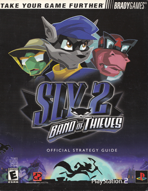 Sly 2 strategy guide (BradyGames) cover.png