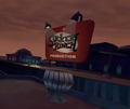The Sucker Punch logo in the opening of Sly 2: Band of Thieves