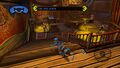 Sly Sneaking Through Toothpick's Casino Inside Saloon.