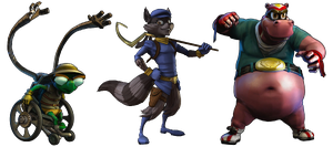 Sly Cooper, Bentley, and Murray.png