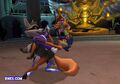 Carmelita dancing with Sly Cooper