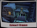 Sawmill blades.