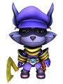 The downloadable Sly Cooper costume for LittleBigPlanet.