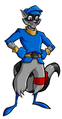 Sly Cooper Animated Model From Sly 3: Honor Among Thieves.