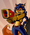 Carmelita at the end of Sly 2