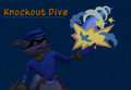 Sly collecting the Knockout Dive in Sly 2: Band of Thieves
