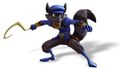 Sly Cooper In-Game Model Art from Thieves in Time.