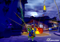Bentley detonating a trigger bomb in Sly 2