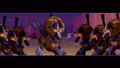 A pack of mech wolves as seen in a cutscene.
